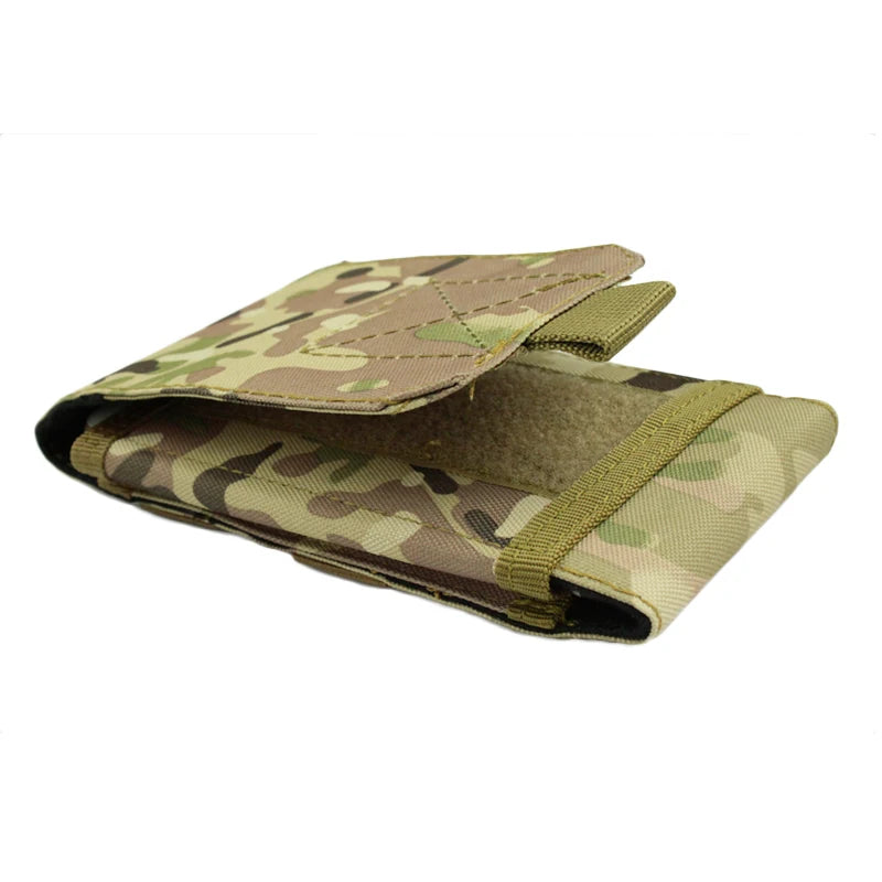 Outdoor Tactile Phone Pouch | MOLLE System Cell Phone Holder close-up view