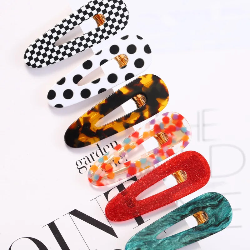 2019 Popular Fashion Acetate Sweet Hairpins Girls Hair Clips Pin Barrette Accessories alternate view