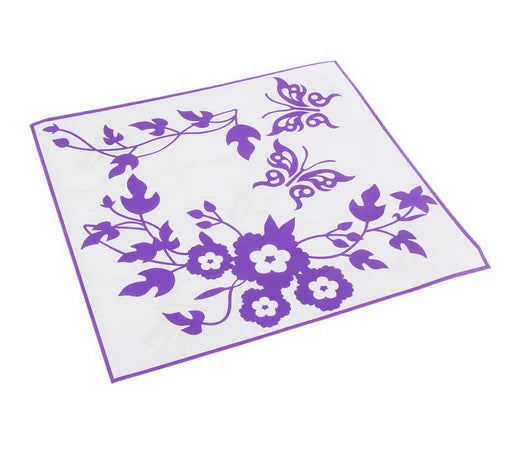 Butterfly Flower Wall Sticker | Bathroom Decor Wall Decals alternate view