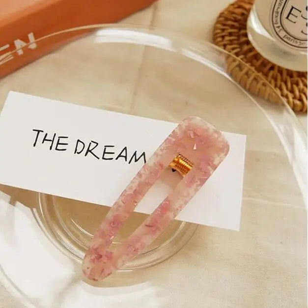 2019 Popular Fashion Acetate Sweet Hairpins Girls Hair Clips Pin Barrette Accessories Fo detail view