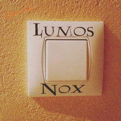 3 Pcs Lumos Nox Light Switch Sticker Set | Creative Magic Vinyl Decals for Home Decor close-up view