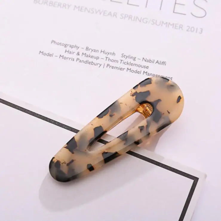 2019 Popular Fashion Acetate Sweet Hairpins Girls Hair Clips Pin Barrette Accessories Fo detail view