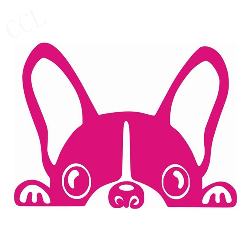 French Bulldog Light Switch Sticker | Vinyl Wall Decal for Switch Plate lifestyle view