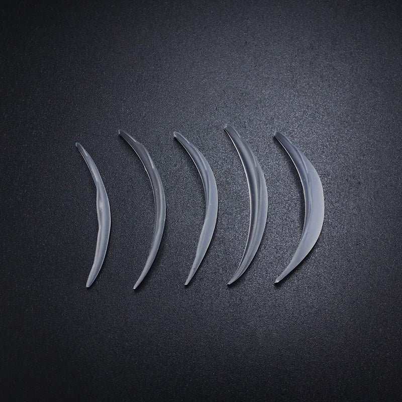 Reusable Silicone Eyelash Perm Pads | 5-Pair Lash Lift Kit for Home & Salon detail view
