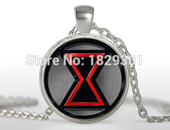 2017 New Emblem Necklace Women Pendant Novel Geometric Photo Jewelry Glass Cabochon Necklaces Link C