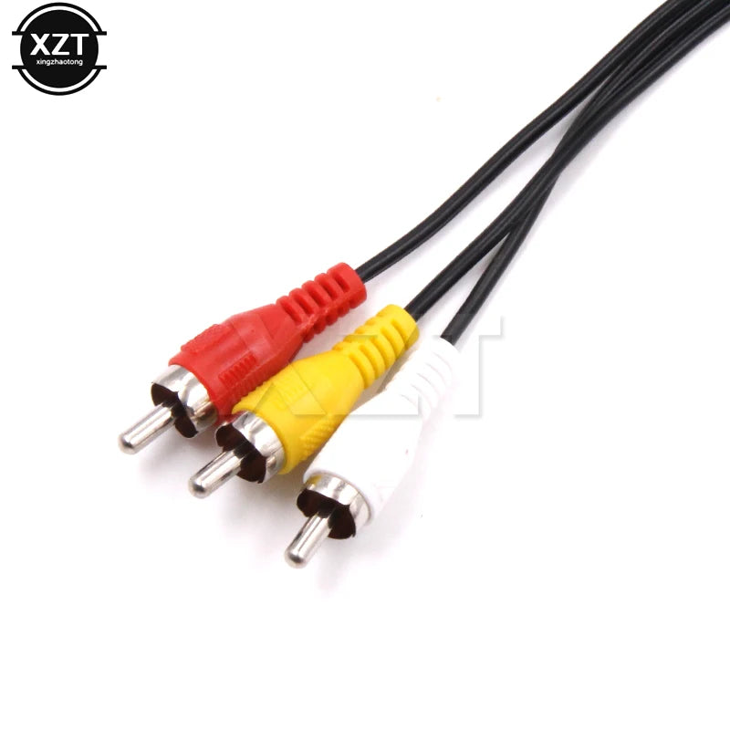 1.8 M 3RCA TV Adapter Cable AV Cable Audio Video Cable for Sony Playstation 2 3 PS2 PS3 detail view