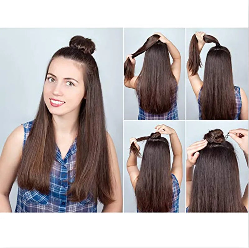 10pcs Spiral Hair Bobby Pins Non-Scratch Round Clip Bun Twist for Girls, Women and additional angle