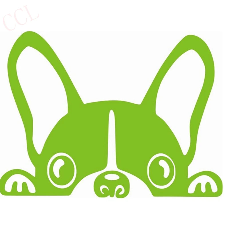 French Bulldog Light Switch Sticker | Vinyl Wall Decal for Switch Plate detail view