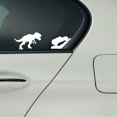 T-Rex Dinosaur Car Sticker | Jeep Window Decal for Laptop and Car Decoration detail view