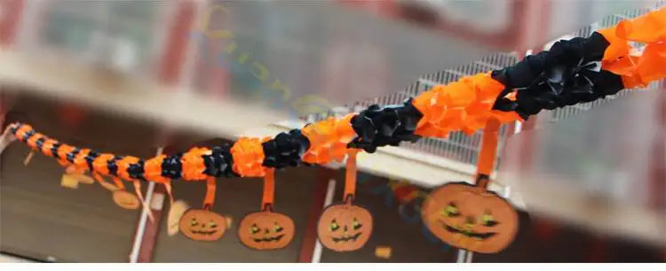 Halloween props Spider pumpkin ghost bats paper additional angle