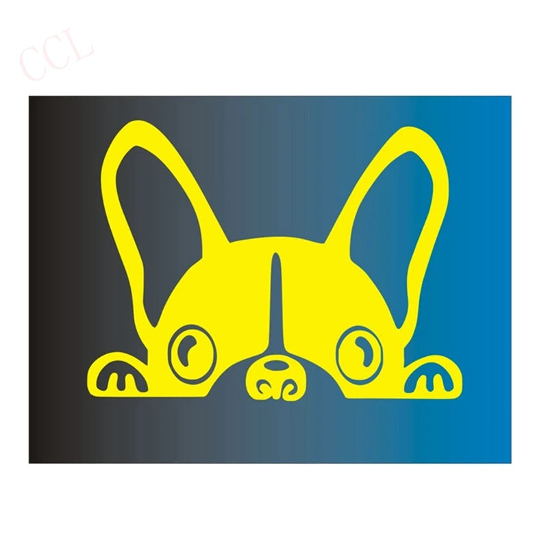 French Bulldog Light Switch Sticker | Vinyl Wall Decal for Switch Plate additional angle