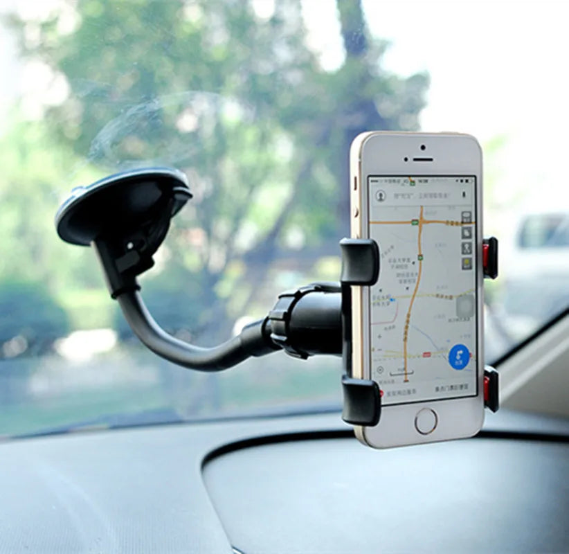 Crouch Car Phone Holder Universal 360 Degree Flexible Dashboard Windshield GPS Mount Desk Table Cell Mobile Phone Holder Stand