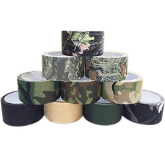 5M Outdoor Camouflage Tape WRAP Hunting Waterproof Self Adhesive Camo Tape Stealth Ba alternate view