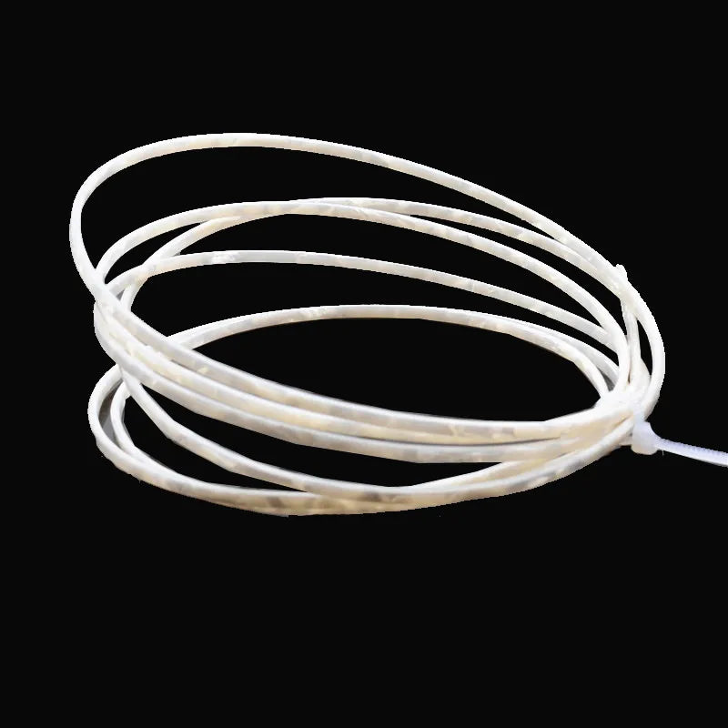 Colorful Celluloid 6/5/4/2 mm Width Guitar Binding Purfling 5 Feet Length White Pearl alternate view
