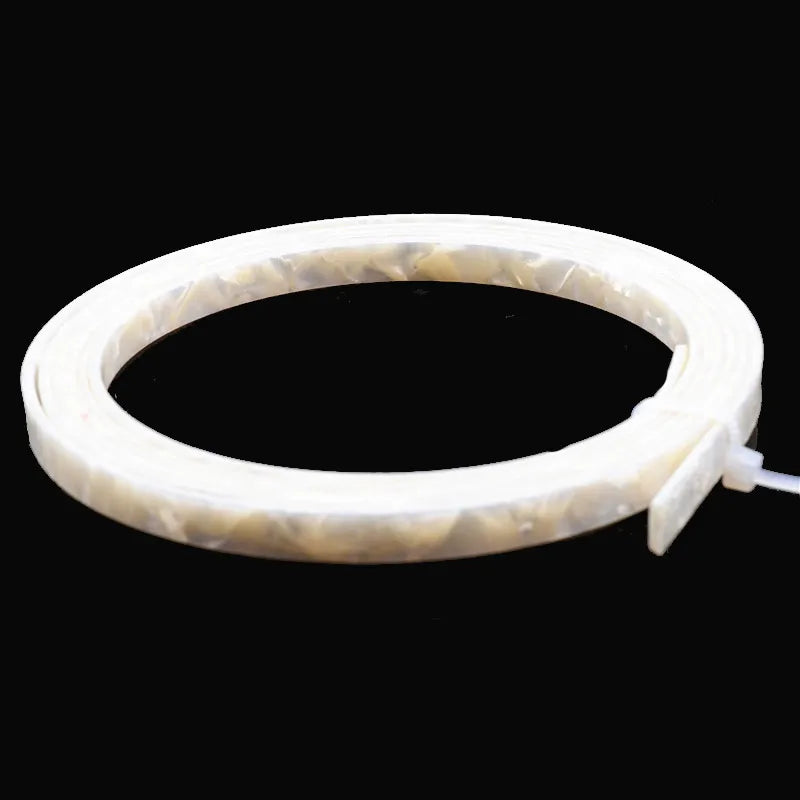 Colorful Celluloid 6/5/4/2 mm Width Guitar Binding Purfling 5 Feet Length White Pearl alternate view