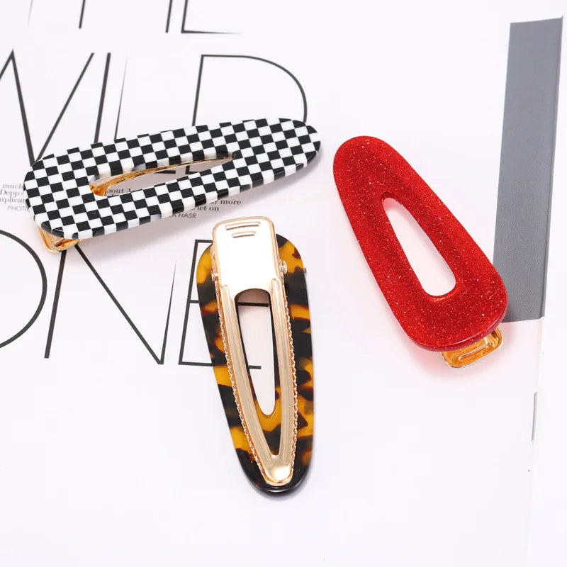 2019 Popular Fashion Acetate Sweet Hairpins Girls Hair Clips Pin Barrette Accessories lifestyle view
