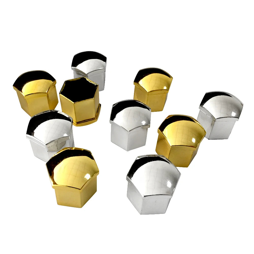 Wheel Nut Covers ABS Chrome 17 19 21mm 20 Pcs alternate view