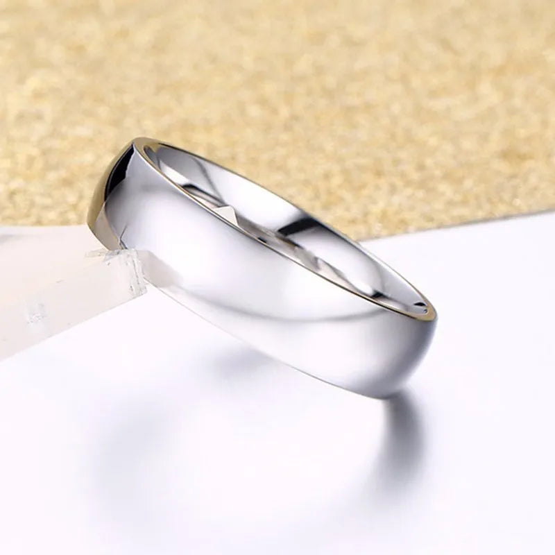 Gold Plated Stainless Steel Wedding Band | Unisex Engagement Ring US Sizes 4-15 alternate view