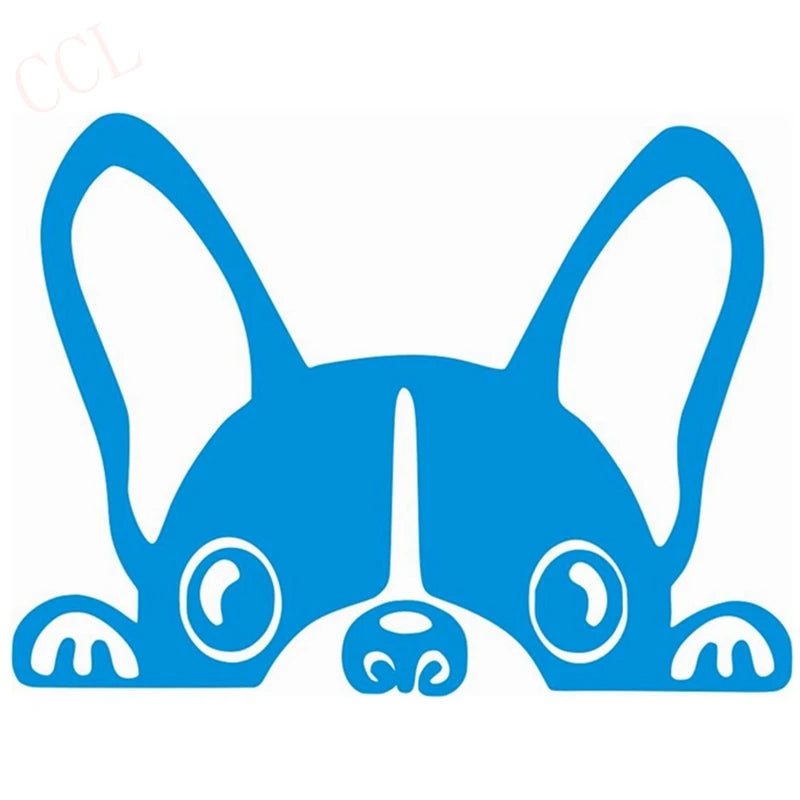 French Bulldog Light Switch Sticker | Vinyl Wall Decal for Switch Plate additional angle