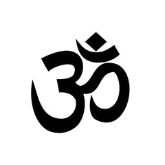 Om Vinyl Wall Decal | Yoga Ohm Sticker for Home Meditation Space alternate view