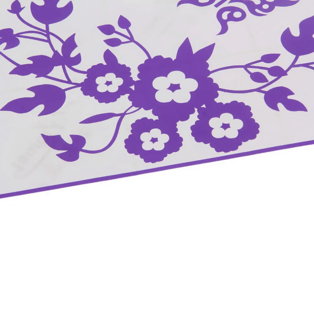 Butterfly Flower Wall Sticker | Bathroom Decor Wall Decals detail view