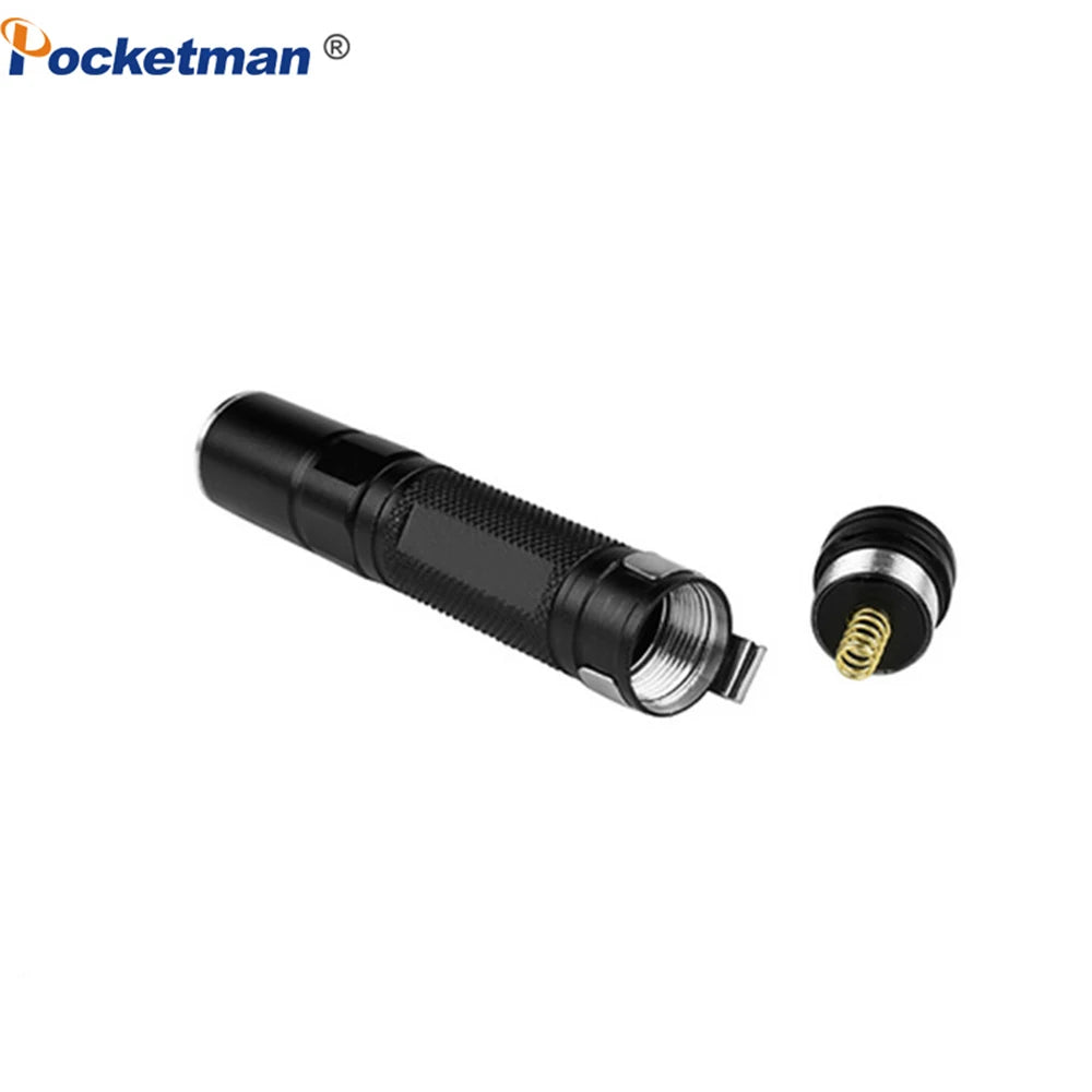2000LM Pocket Pen Flashlight | Portable Mini LED Torch with AAA Battery lifestyle view
