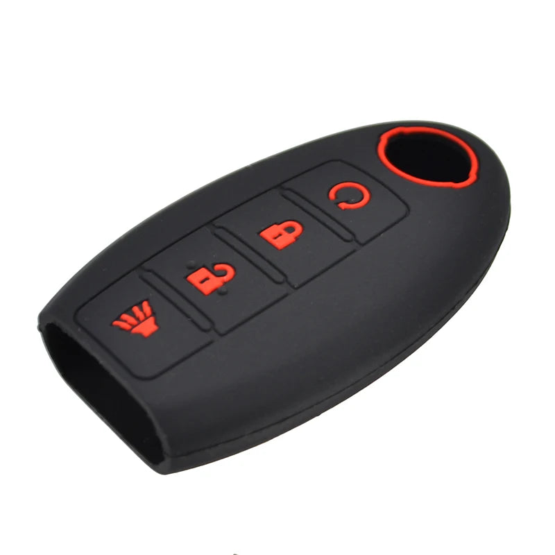 Nissan Silicone Key Fob Cover | 4 Button Car Remote Protector detail view
