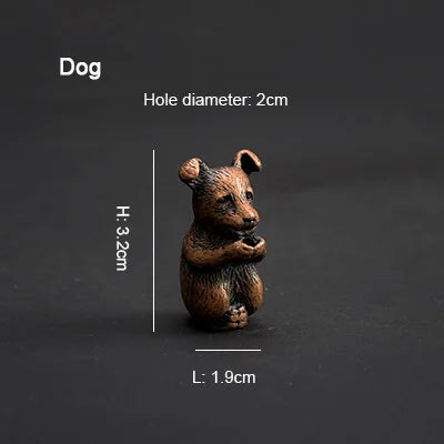 PINNY Metal Chinese Zodiac Incense Holder | Mini 12 Animals Stick Incense Base close-up view