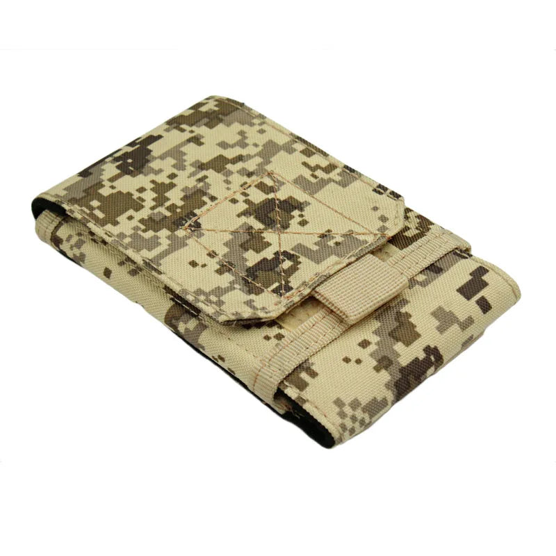 Outdoor Tactile Phone Pouch | MOLLE System Cell Phone Holder lifestyle view