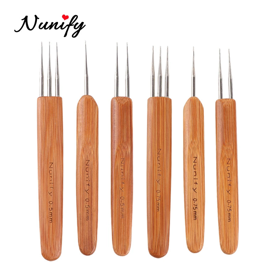 0.5Mm 0.75Mm Dreadlock Needle Crochet Hook For Dread Hair Dreadlocks Accessories Hook Needle For Cro