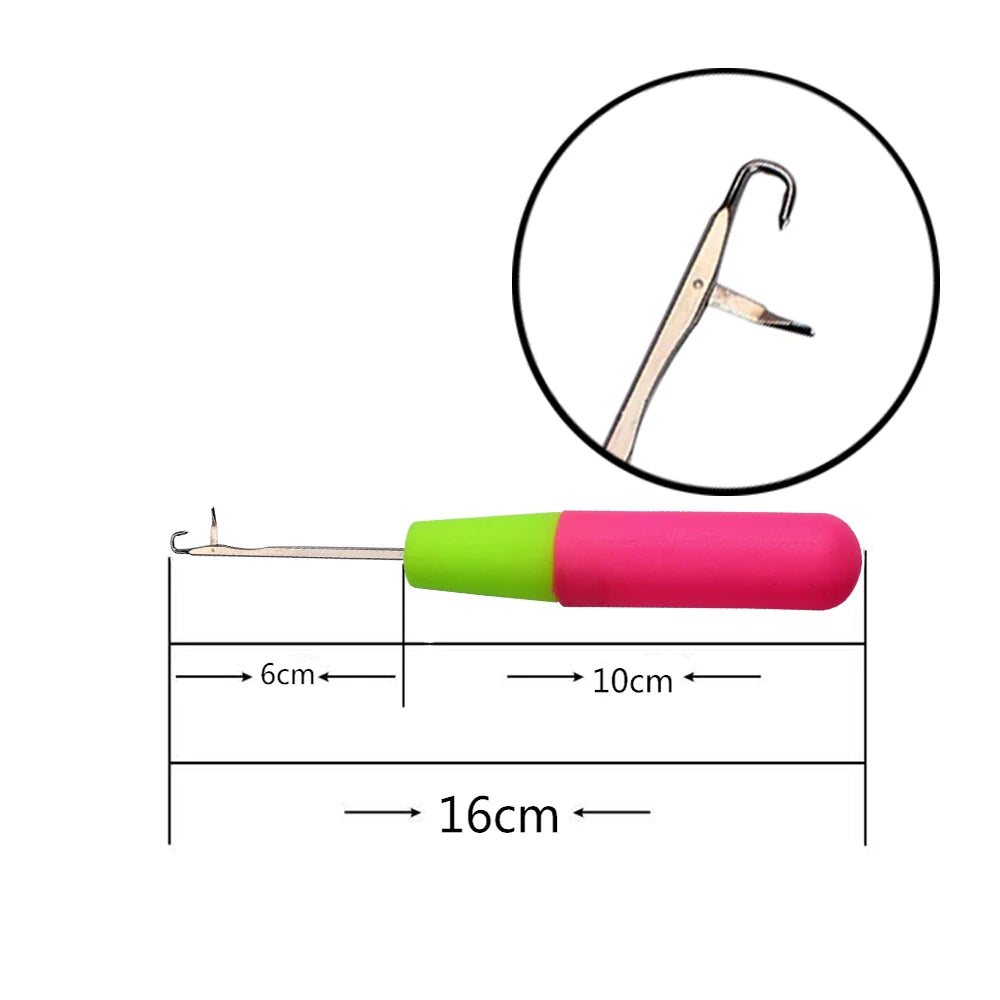 Plastic Crochet Hook Needle for Hair Weaving Dreadlock Knit Hook Needle for Hair Weaving detail view