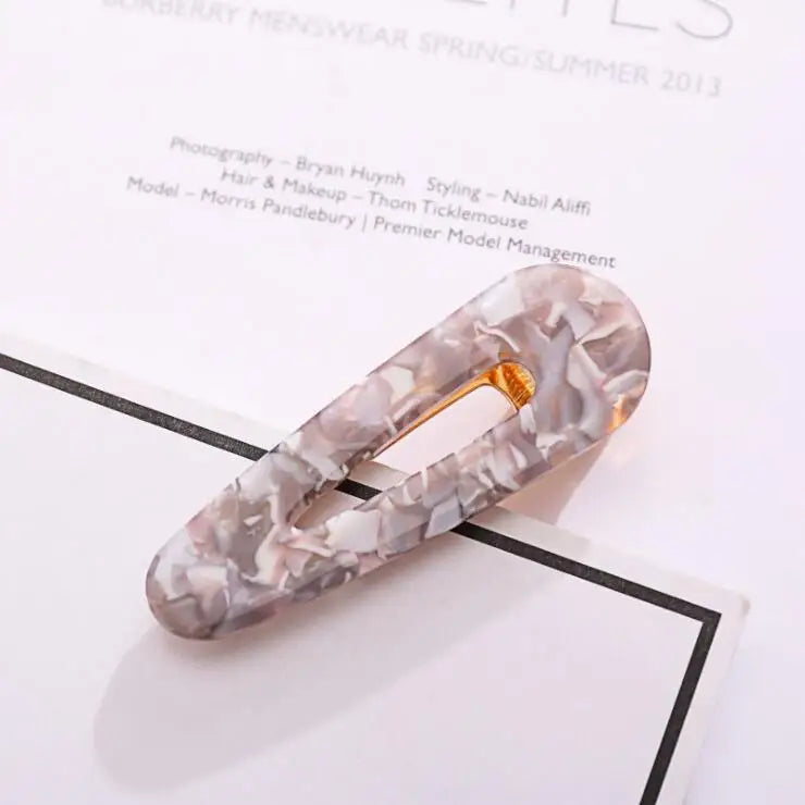 2019 Popular Fashion Acetate Sweet Hairpins Girls Hair Clips Pin Barrette Accessories For Women Lady Hairclip Hairgrip Headwear