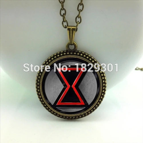 2017 New Emblem Necklace Women Pendant Novel Geometric Photo Jewelry Glass Cabochon Neck detail view