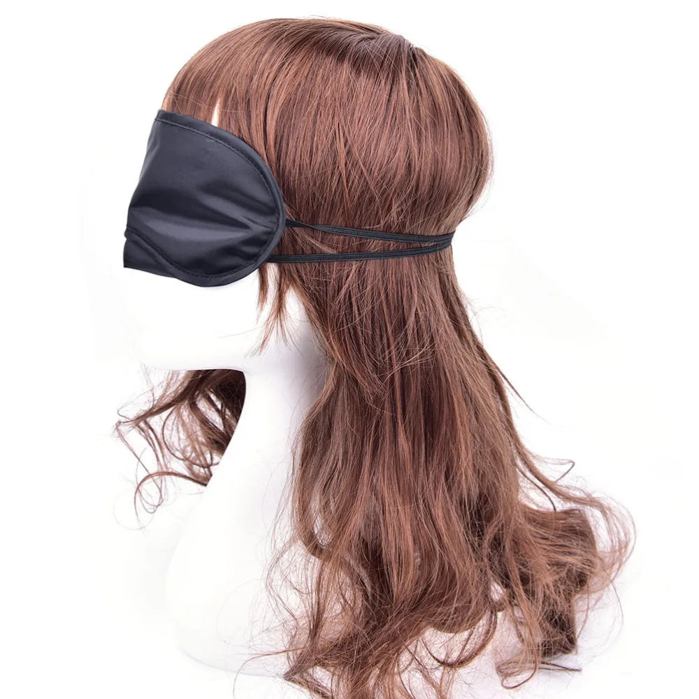 Satin Sleep Mask Set | 10-Pack Soft Eye Covers for Travel and Rest close-up view