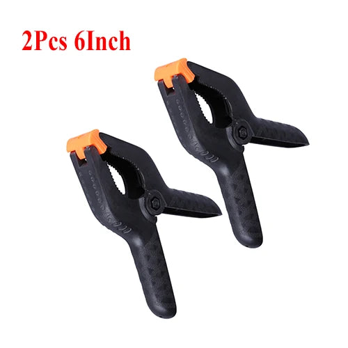 Adjustable Plastic Spring Clamps | Multi-Pack Woodworking Clamps alternate view