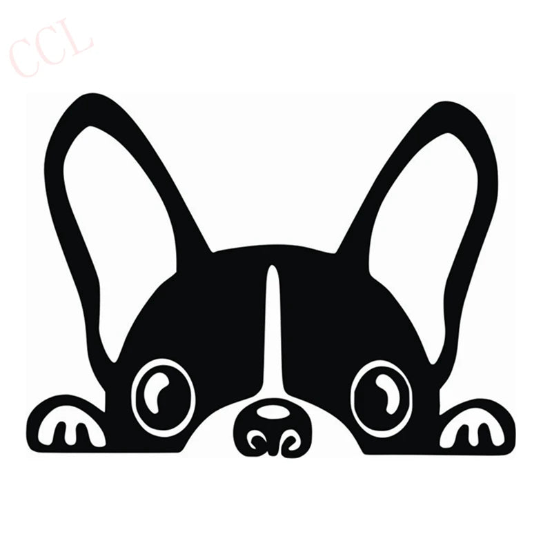 French Bulldog Light Switch Sticker | Vinyl Wall Decal for Switch Plate alternate view