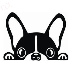French Bulldog Light Switch Sticker | Vinyl Wall Decal for Switch Plate alternate view