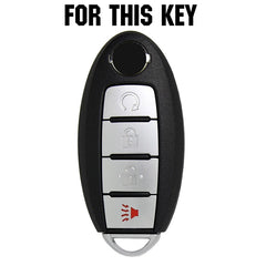 Nissan Silicone Key Fob Cover | 4 Button Car Remote Protector alternate view