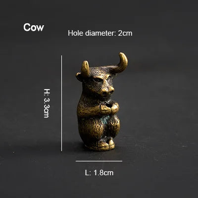 PINNY Metal Chinese Zodiac Incense Holder | Mini 12 Animals Stick Incense Base lifestyle view