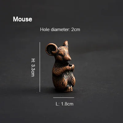 PINNY Metal Chinese Zodiac Incense Holder | Mini 12 Animals Stick Incense Base detail view