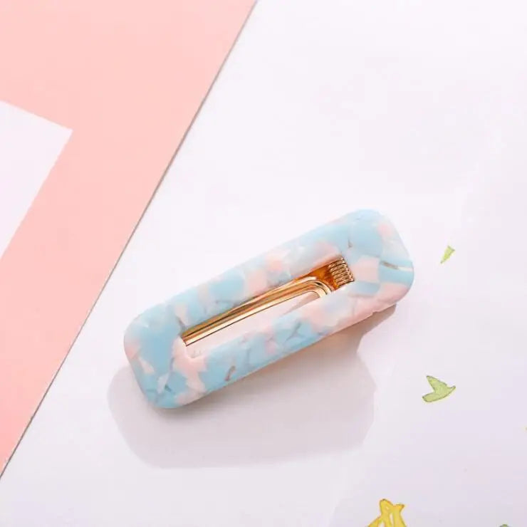 2019 Popular Fashion Acetate Sweet Hairpins Girls Hair Clips Pin Barrette Accessori additional angle