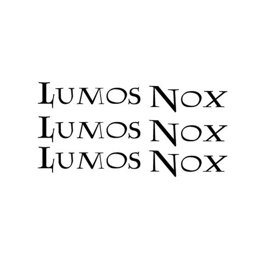 3 Pcs Lumos Nox Light Switch Sticker Set | Creative Magic Vinyl Decals for Home Decor alternate view