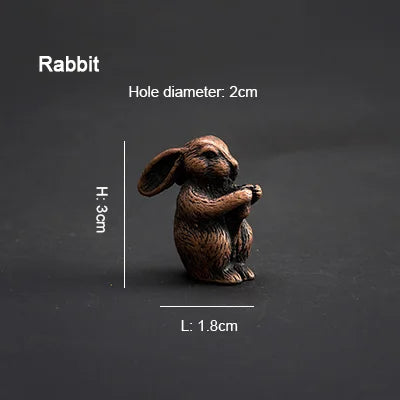 PINNY Metal Chinese Zodiac Incense Holder | Mini 12 Animals Stick Incense Base alternate view