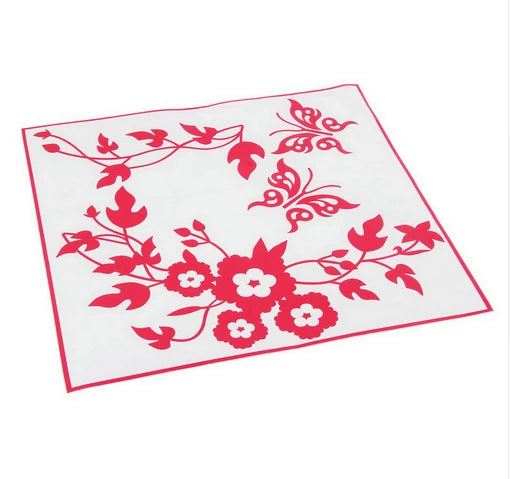 Butterfly Flower Wall Sticker | Bathroom Decor Wall Decals additional angle
