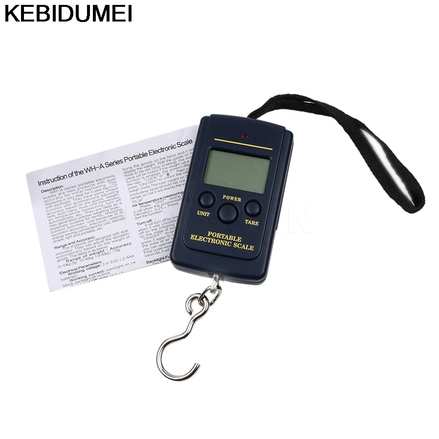 1PC Multifunctional Mini 40kg/10g Digital Hanging Scale | Portable Pocket Hook Scal additional angle