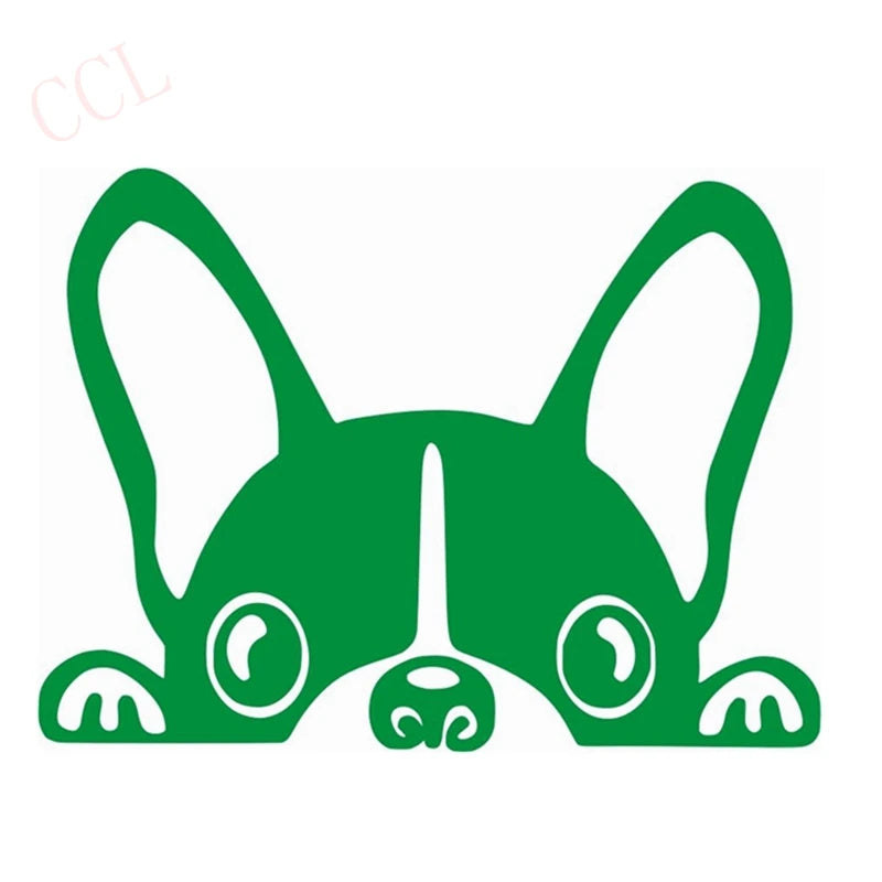 French Bulldog Light Switch Sticker | Vinyl Wall Decal for Switch Plate lifestyle view