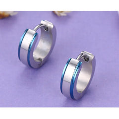 Vnox Small Stainless Steel Hoop Earring Stainless Steel Earings for Women Men detail view