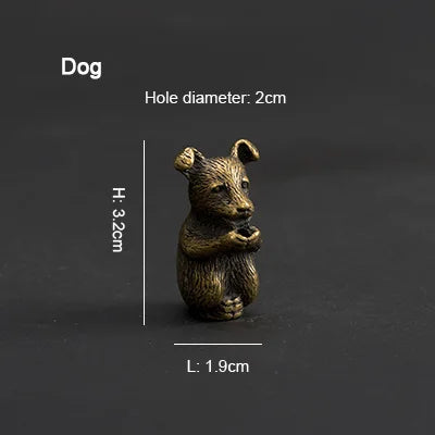 PINNY Metal Chinese Zodiac Incense Holder | Mini 12 Animals Stick Incense Base additional angle