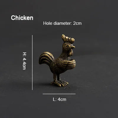 PINNY Metal Chinese Zodiac Incense Holder | Mini 12 Animals Stick Incense Base detail view