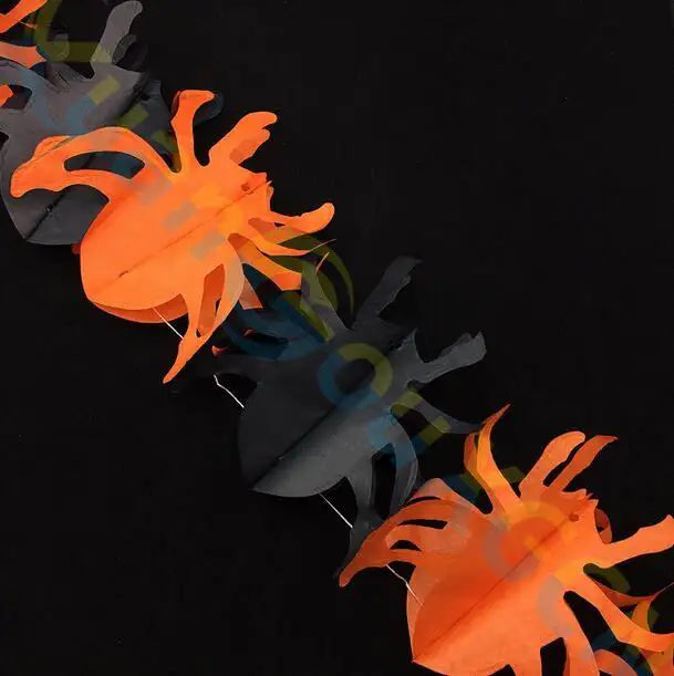 Halloween props Spider pumpkin ghost bats paper alternate view
